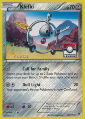 Klefki 66/119 Crosshatch Holo 1st Place Promo - 2015 Pokemon League